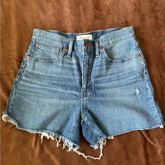 Madewell Cutoff Jean Shorts - Picture 1 of 5